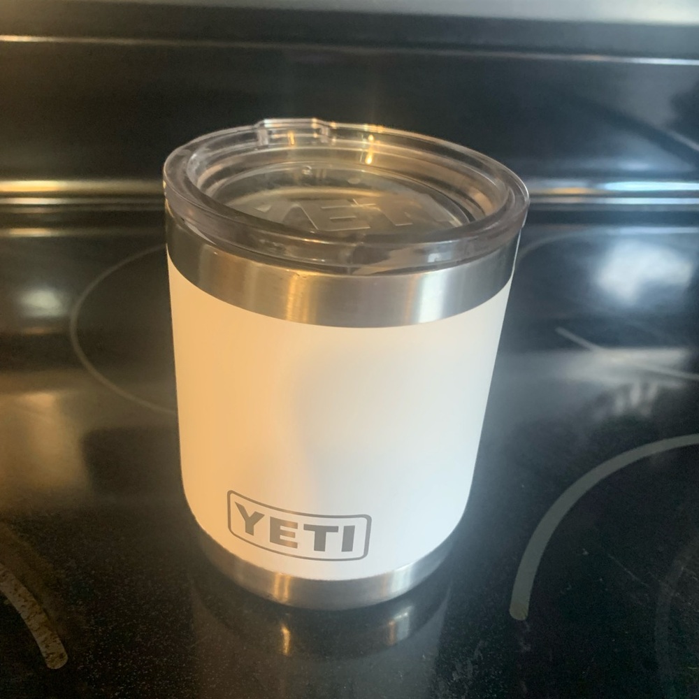Yeti insulated cup.